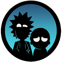 Rick and Morty logo.